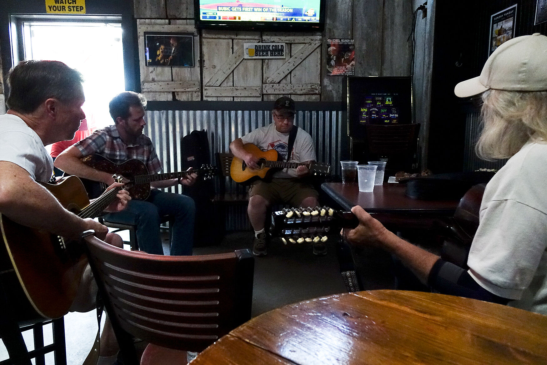 From left, Nate Gordon, Rayce Kendrick, Jim McManus and Jeff Moran play together